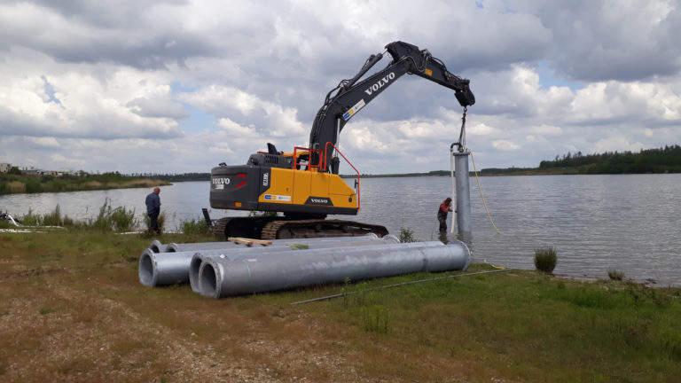 Zwenkauer See Bau Steganlage Anglerverband Richter 1