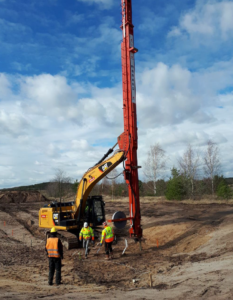 Probefeld CDM B 97 VD Einbringen