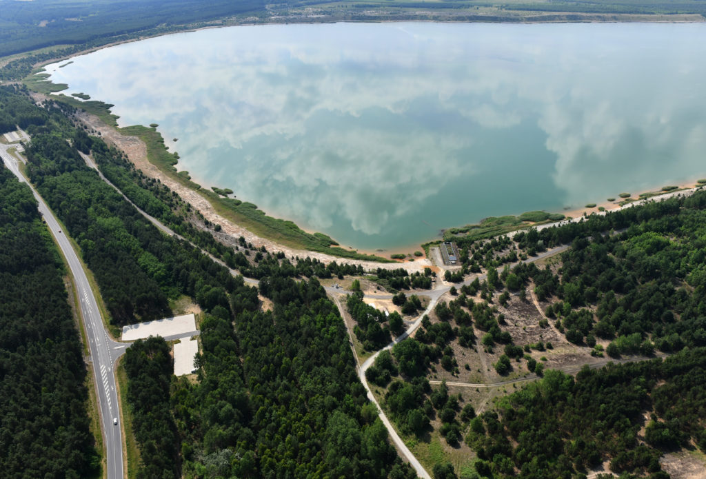 Blick auf den Spreetaler See Radke LMBV