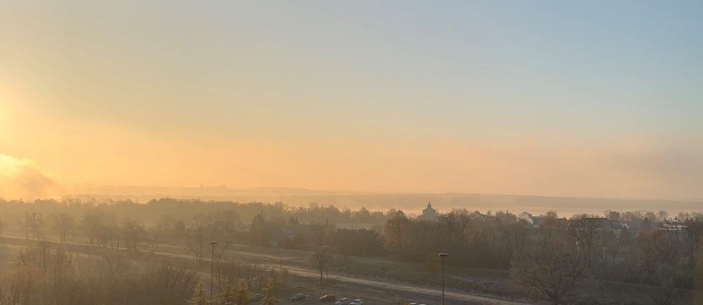 Novembernebel bei erstem Frost Schwarze Elster IMG 1723b