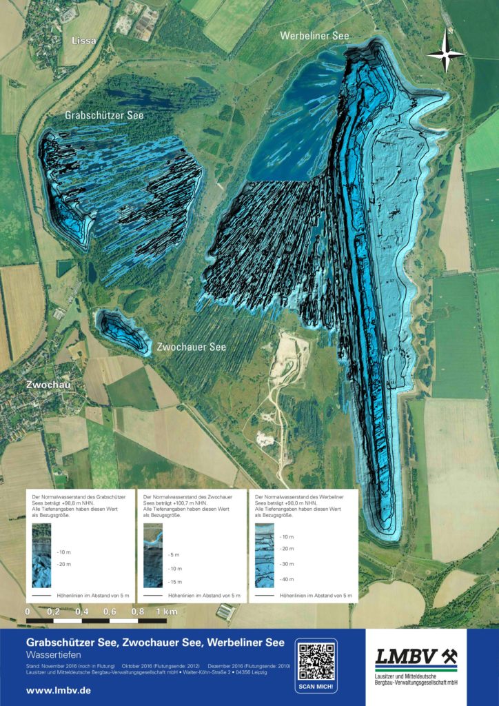Wassertiefenkarte GrabschuetzerSee ZwochauerSee WerbelinerSee 2018 pdf
