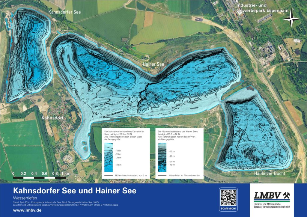 Wassertiefenkarte KahnsdorferSee HainerSee 2018 pdf