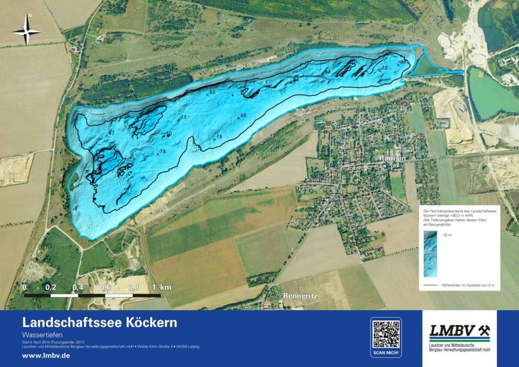Wassertiefenkarte LandschaftsseeKoeckern 2018 pdf