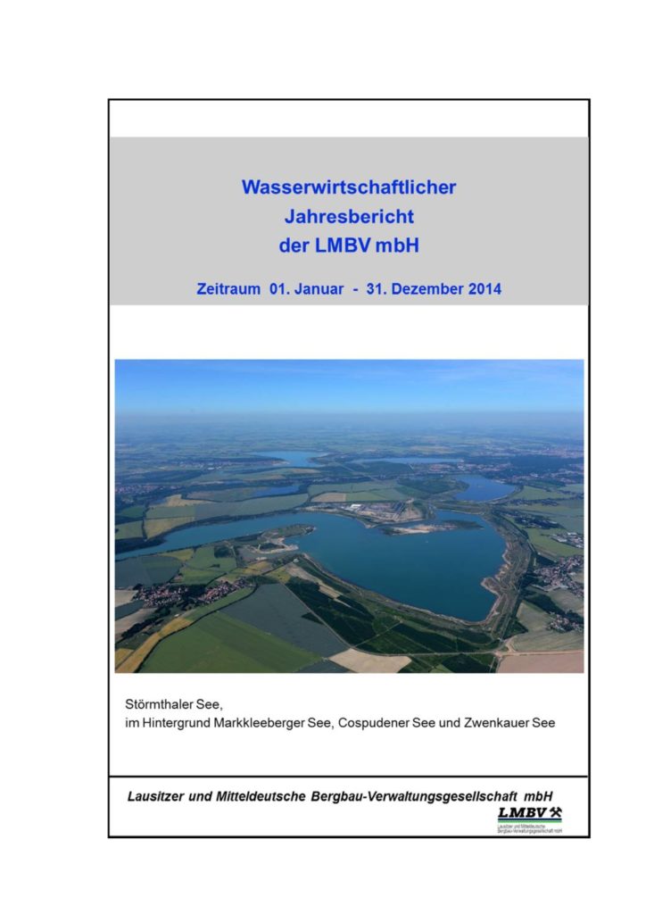 Wasserwirtschaftlicher Jahresbericht 2014 pdf