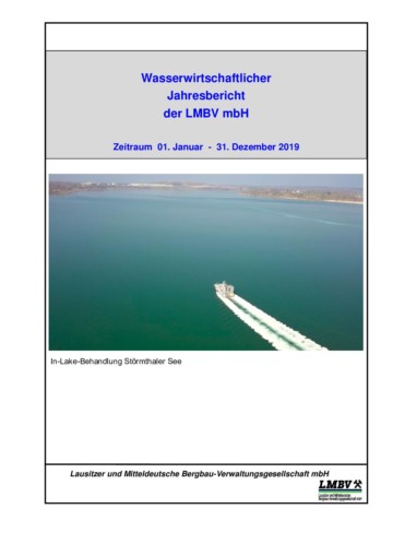 Wasserwirtschaftlicher Jahresbericht 2019 pdf