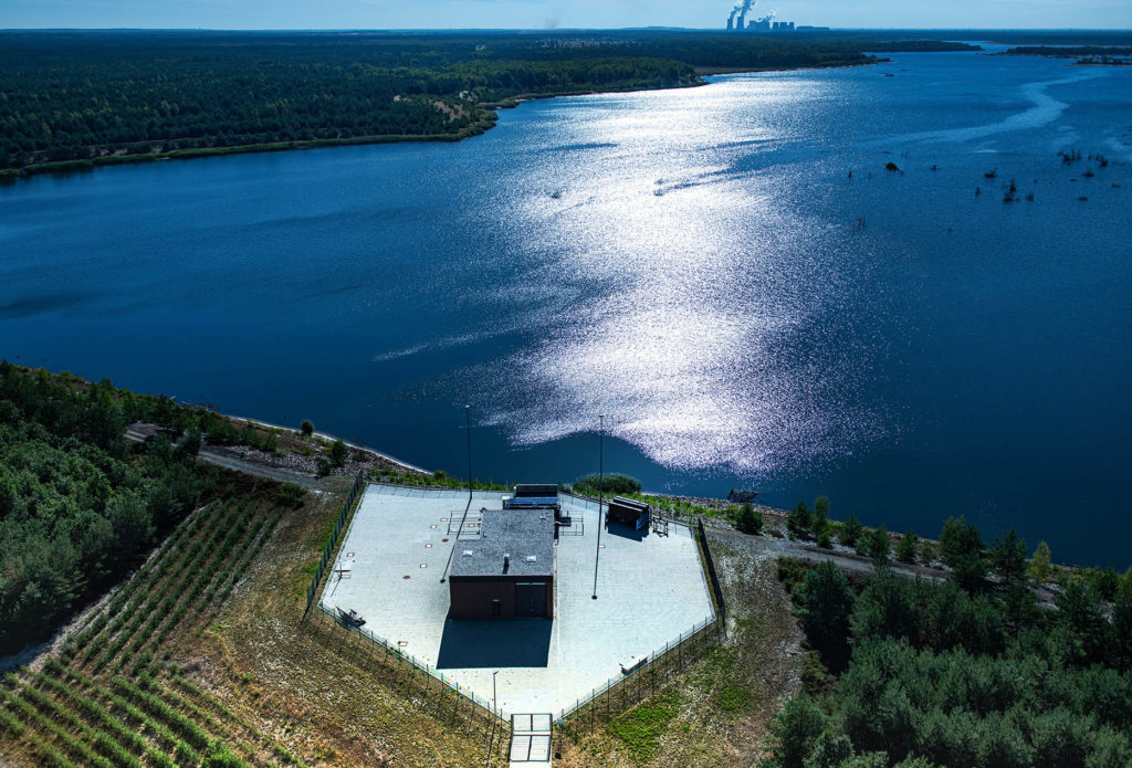 Auslaufbauwerk am Speicher Lohsa II