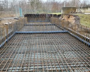 Bewehrung Bodenplatte 3 K Becken