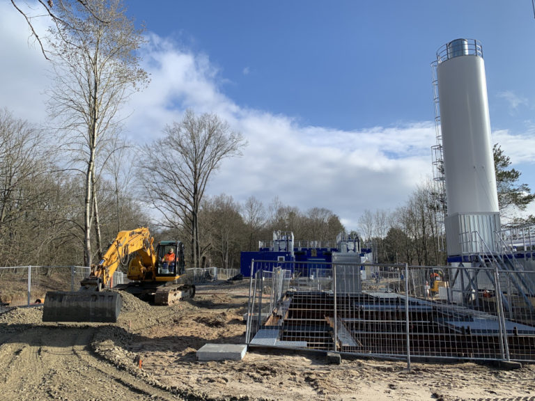 Emsiges Geschehen auf der MWBA Baustelle