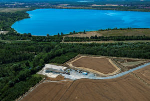 Hochkippe Borna Probefeld RDV Speicherbecken Borna 2019 PR0 8044