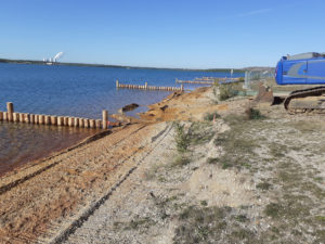 LMBV Stoermthaler See Ufersicherung Holzbuhnen