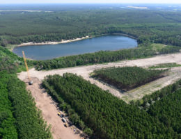 Tagebau Greifenhain Restloch Casel Ruetteldruckverdichtung Kippe 10 20210617 SR 7150