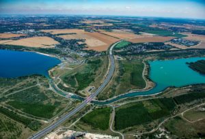 02 LMBV Stoermthaler See A38 Kanuparkschleuse Markkleeberger See 2019