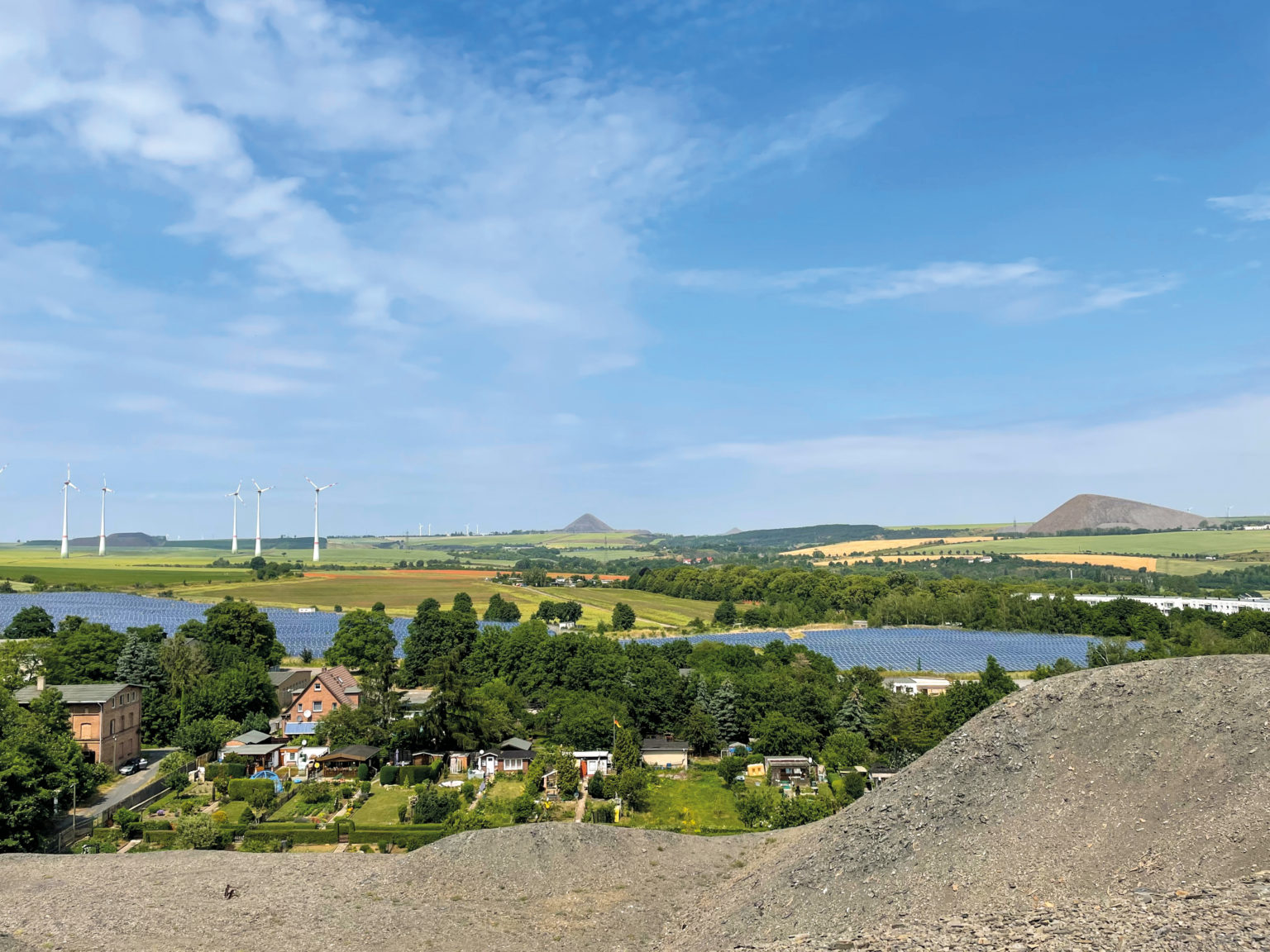 Blick von Halde Eisleben