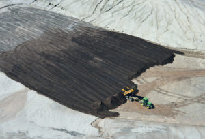 Schonender Bodenauftrag in der Schwarzen Keute bei Klettwitz