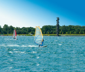 Surfer auf dem Großen Goitzschesee