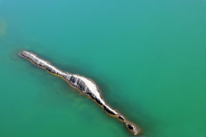 Überhöhe im Partwitzer See