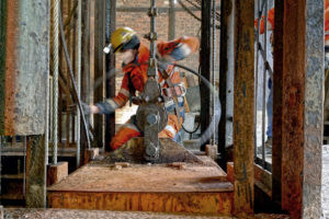 LMBV Freieslebenschacht2 Seilwechsel 1