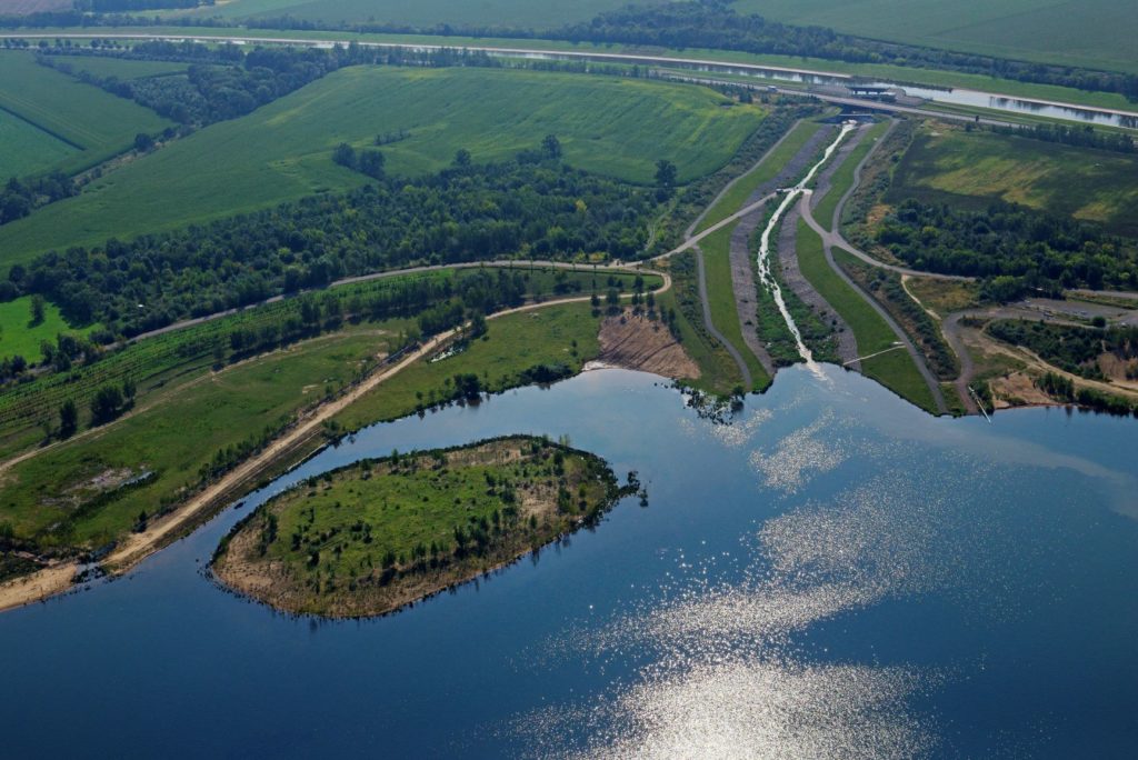 LMBV Hochwasserentlastungsanlage Zwenkauer See 2021