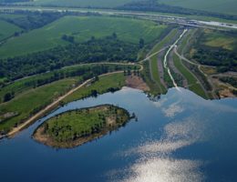 LMBV Hochwasserentlastungsanlage Zwenkauer See 2021