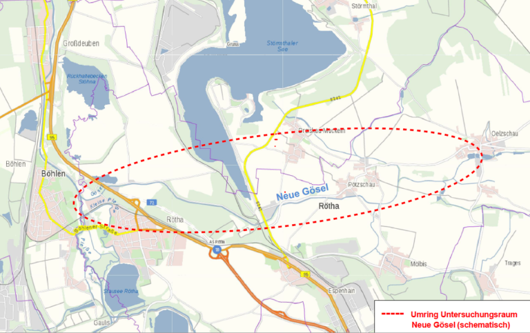 LMBV Neue Goesel Kartierung Vermessung Auszug Sachsenatlas