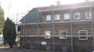 Haus in Lauchhammer, das aufgrund des Grundwasserwiederanstiegs abgesiedelt werden muss