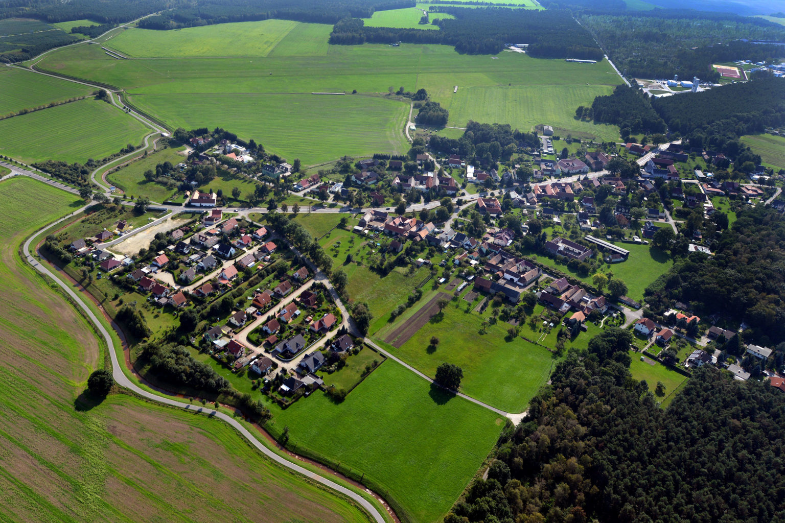 Der Westrandgraben schützt die Stadt Hoyerswerda vor wieder ansteigendem Grundwasser