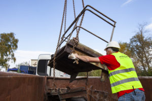 Nienstedt Demontage Portalkran 27