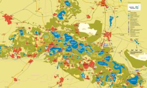 Übersichtskarte Lausitzer Seenland
