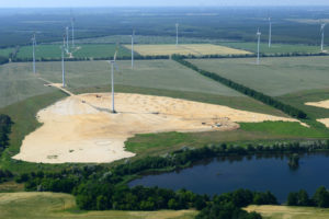 Tagebau Seese West Auffuellbereich Nord suedlich Kittlitzer See