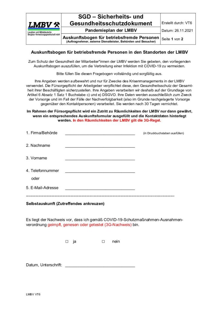 Auskunftsbogen betriebsfremde Personen pdf