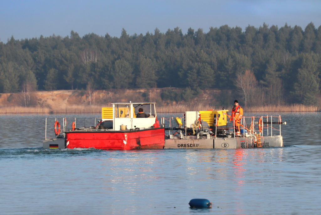 Scheibe See Sanierungsschiff 1