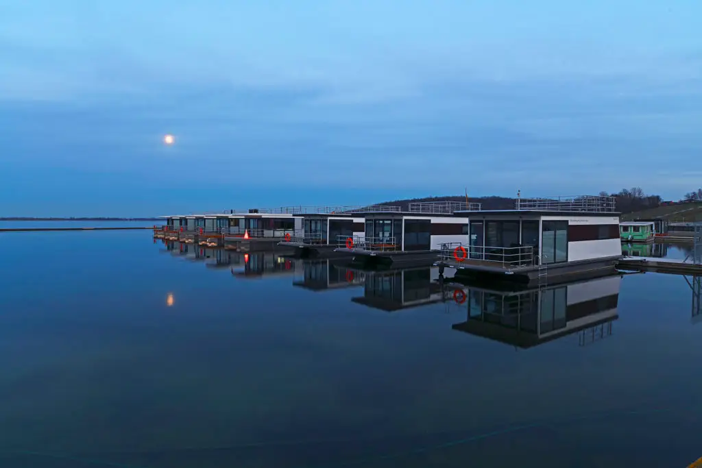 Die Marina Braunsbedra am Geiseltalsee