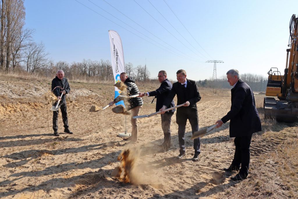 Sedlitzer Bucht Spatenstich Erschliessung 1540