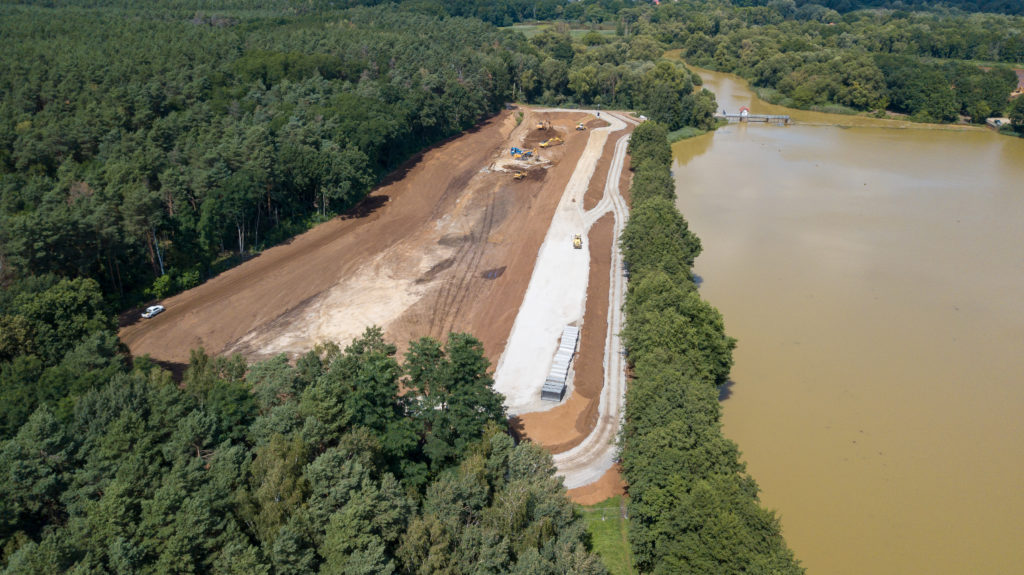 Vorsperre Buehlow Sedimentationsbecken III 20210811 DJI 0083