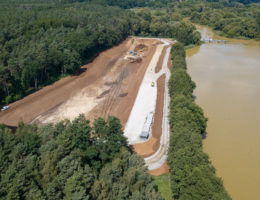 Vorsperre Buehlow Sedimentationsbecken III 20210811 DJI 0083