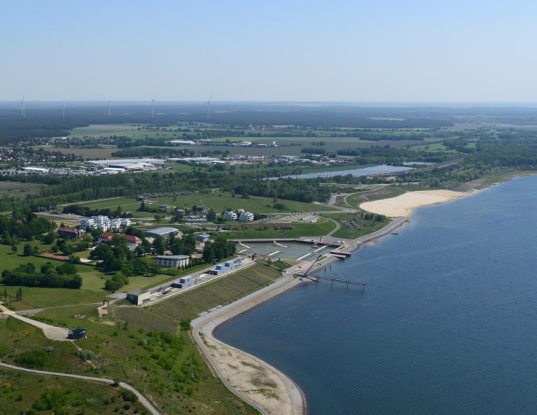 Blick auf IBA Terrassen Grossraeschen