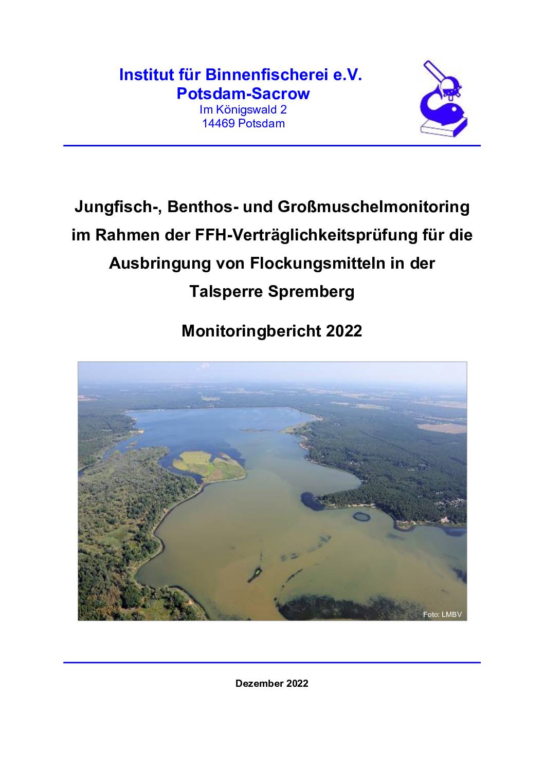 Monitoringbericht 2022 Talsperre Spremberg pdf