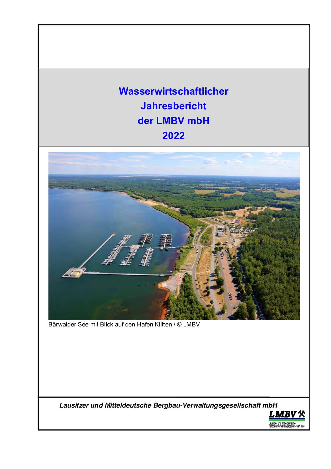 Wasserwirtschaftlicher Jahresbericht 2022 pdf