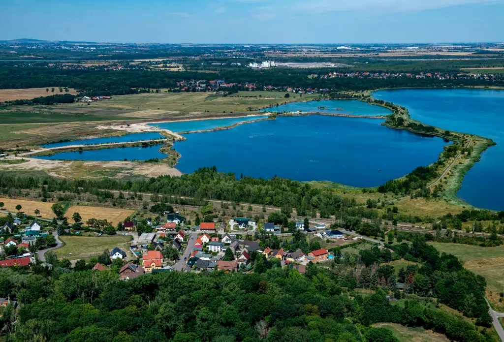 Wallendorfer See Baufeld 1a MOST Richtung Nord 2019 PR0 9572