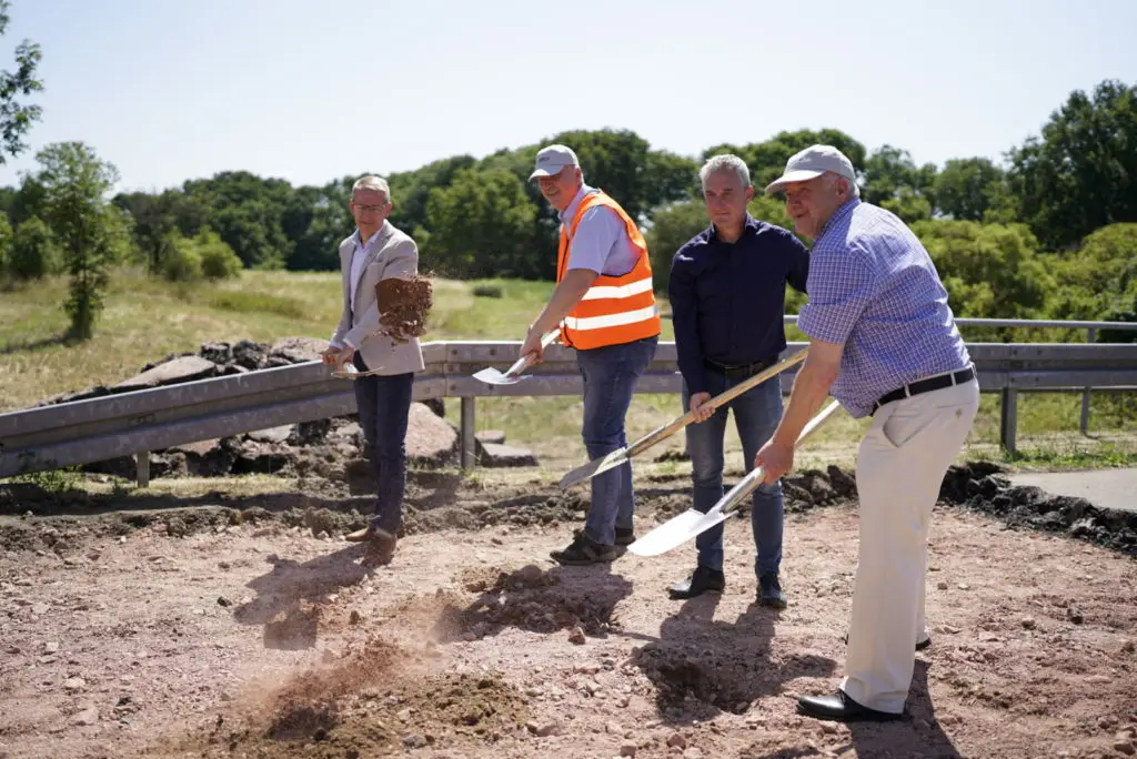 Ableiter Merseburg Ost Baustelleneroeffnung CHK 2