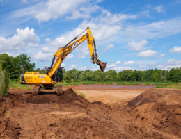 Vorsperre Buehlow Beraeumung Sedimentationsbecken II 20210811 FA 00457