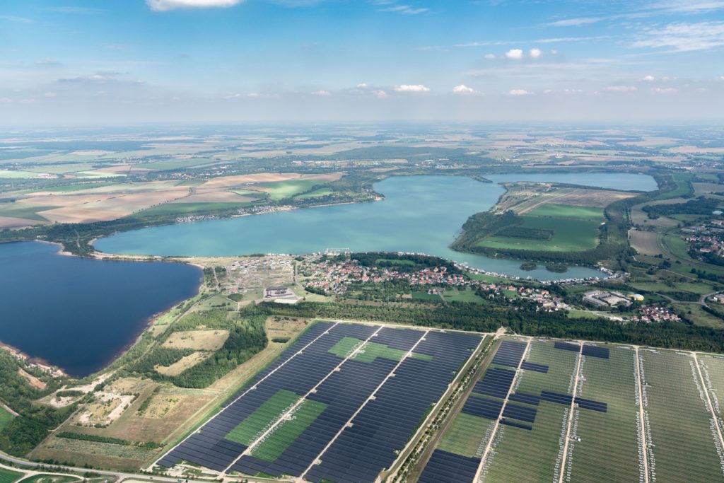 Hainer See und Kahnsdorfer See | Solarpark Witznitz von C. Bedeschinski für LMBV
