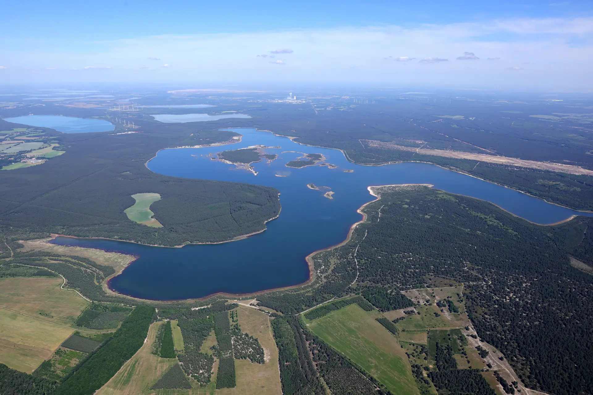 Speicher Lohsa II 2023 LMBV-Luftbilder Befliegung Bereich Ostsachsen S. Rasche