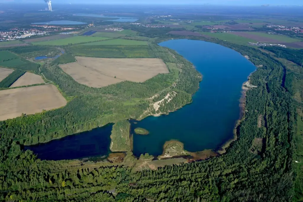 2022 Bockwitzer See RL Dammwasserhaltung Feuchtbiotop Nord Borna Speicher Witznitz Witznitzer Seen Kraftwerk Lippendorf ChB Z7 196 kl