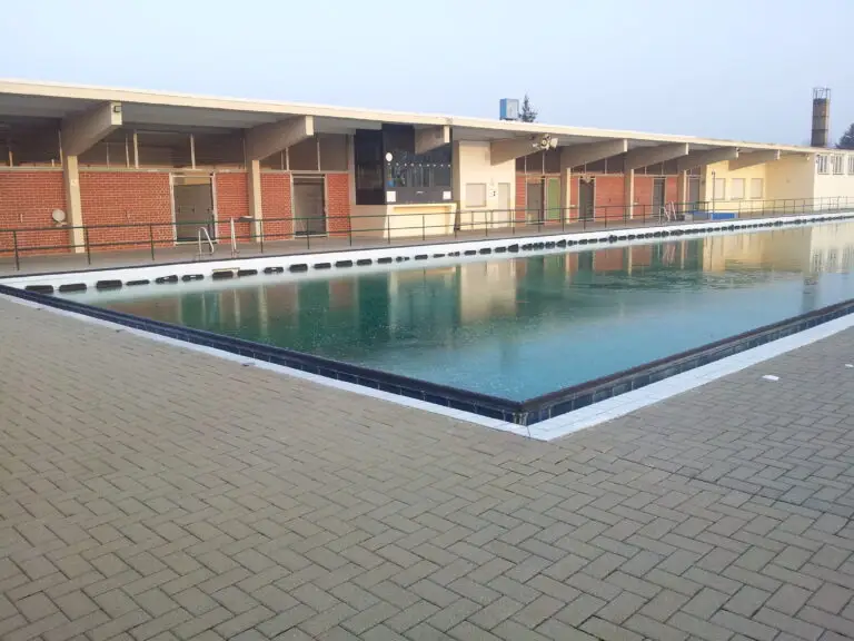 Altes Funktionsgebäude im Jahr 2018.