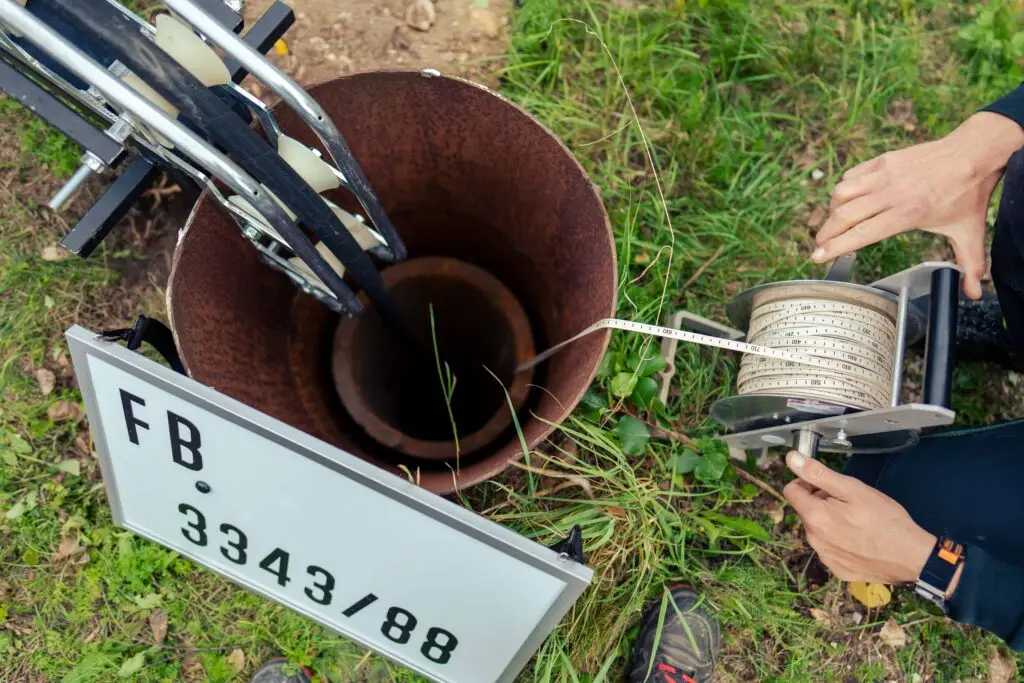 Filterbrunnenverwahrung am Zwenkauer See