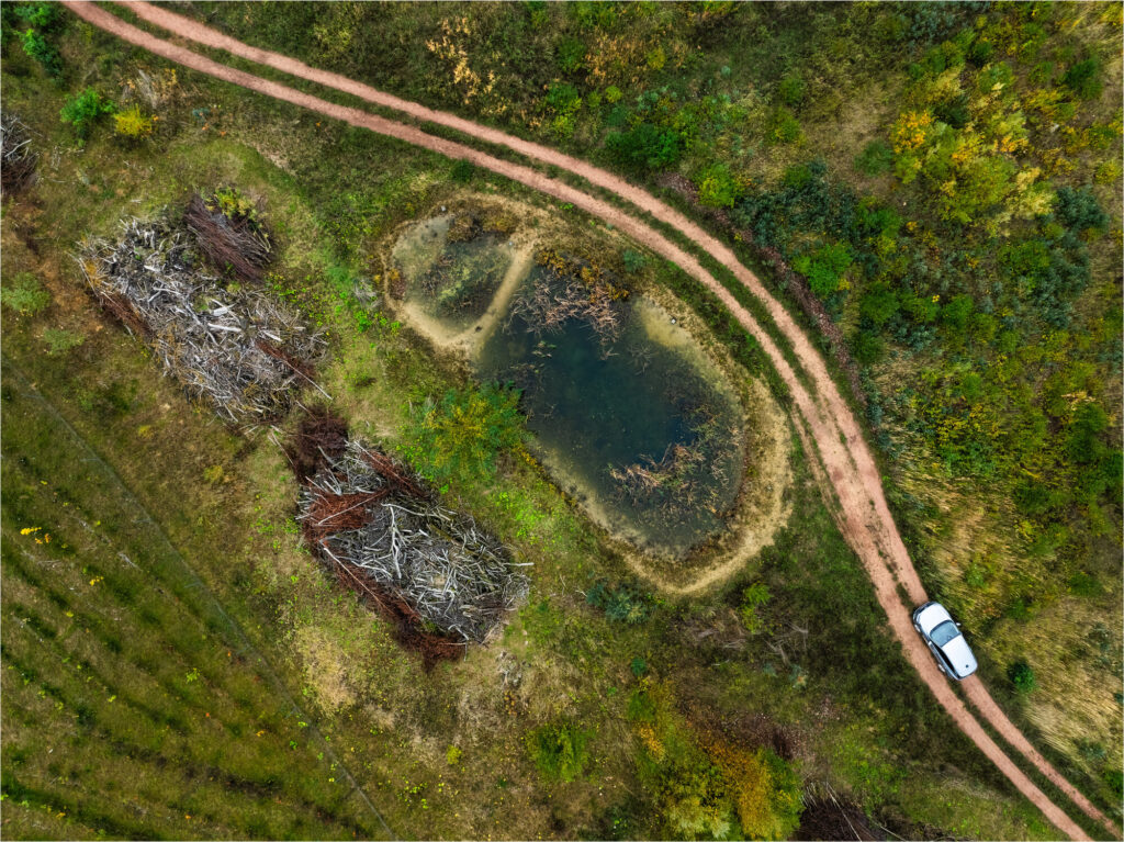 Lappwaldsee Muehlbacheinschnitt Teich Habitate Drohne 0683 HDR