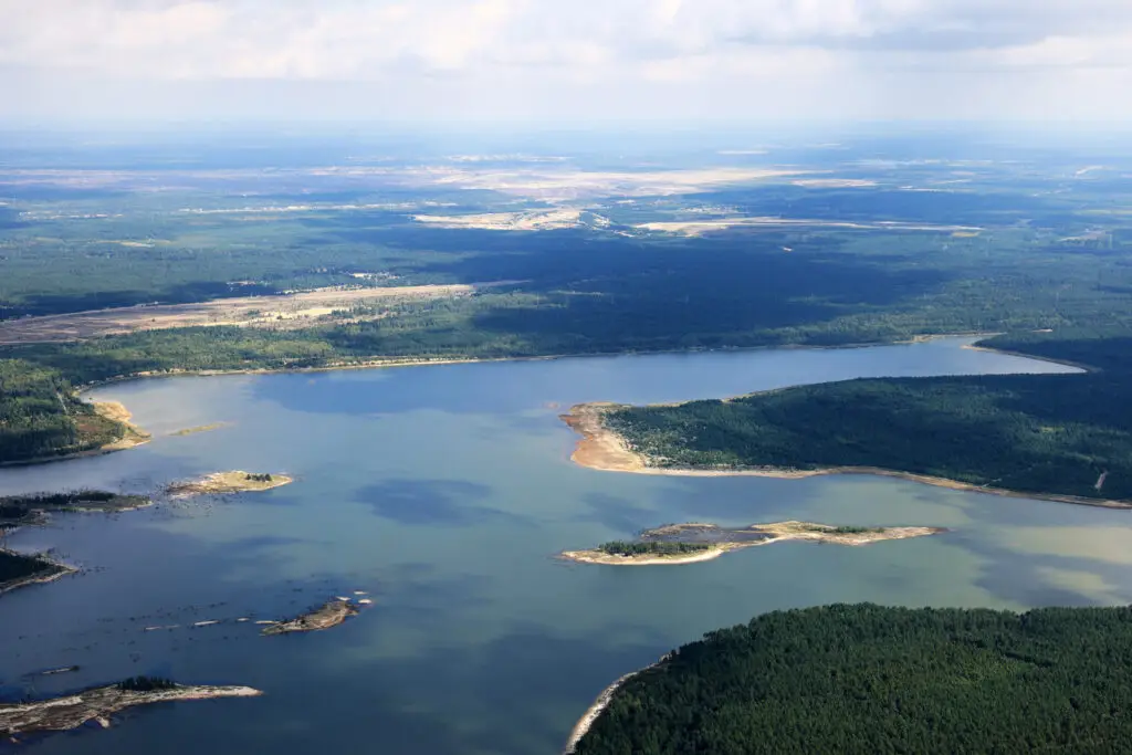 Speicherbecken Lohsa II Dichtwand Trasse 20250919 SR 0275