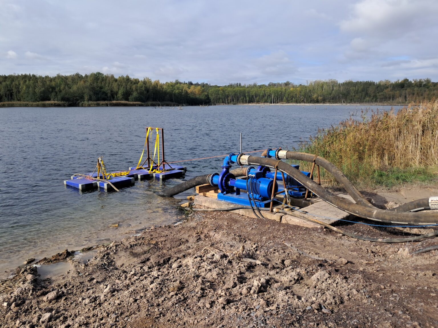 Pumpenanlage am Restloch Zipsendorf