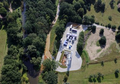 LMBV-Eisenminderungsanlage an der Spree in Ostsachsen